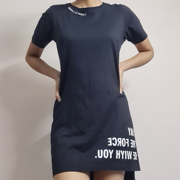 zudio Dresses & Skirts - Size-M, Knitted LBD 'may the force be wiyh you'